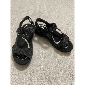 Womens ABEO GABI NEUTRAL FOOTBED Sandals Adjustable Straps Shoe‎ Size US 6